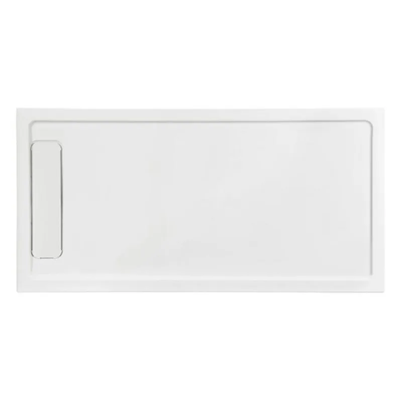 OVE Decors 36-in W x 72-in L Alcove Shower Pan Base with Reversible Drain - White