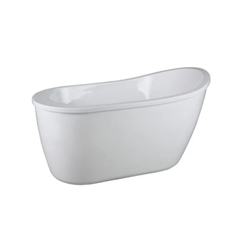 Ove Decors Makayla 23.6-in x 60-in White Acrylic Freestanding Bathtub