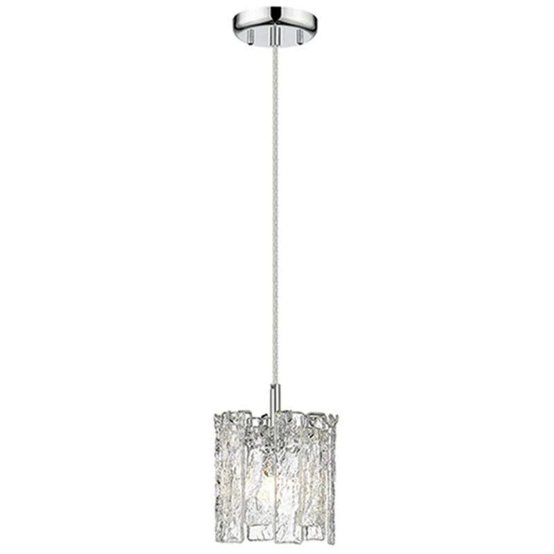 OVE Decors Rada 81.5-in 1-Light Pendant - Glass and Polished Chrome
