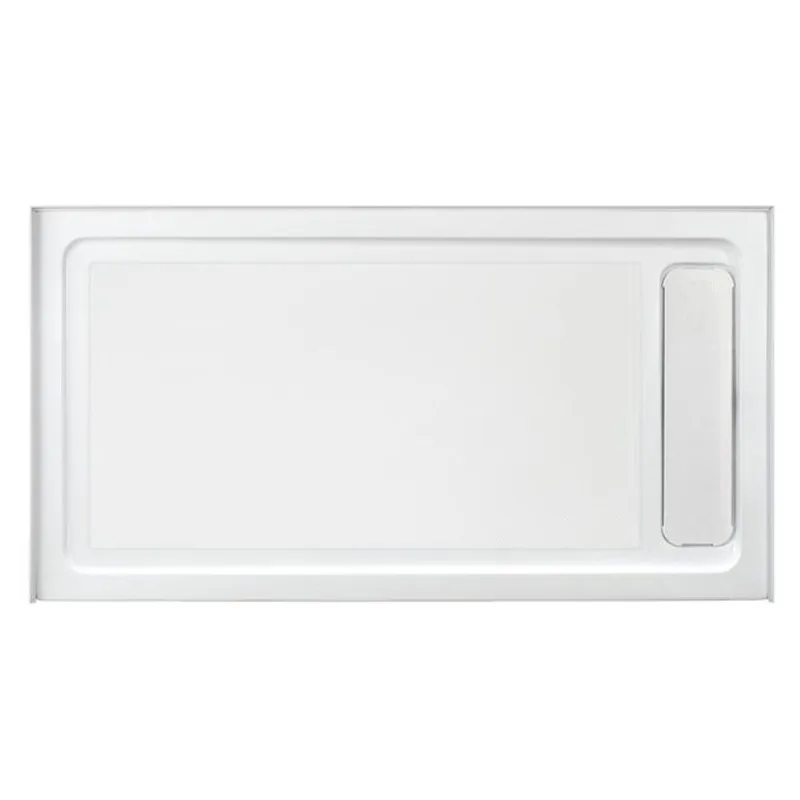 Ove Decors Erika Reversible Shower Base 60-in x 32-in - White Acrylic
