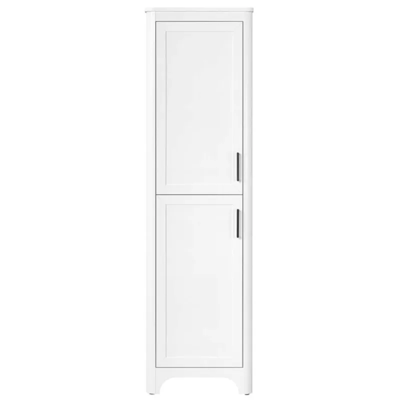 OVE Decors Alanis 72-in Linen CabinetTraditional Style with 2 Doors and 3 Shelves - White