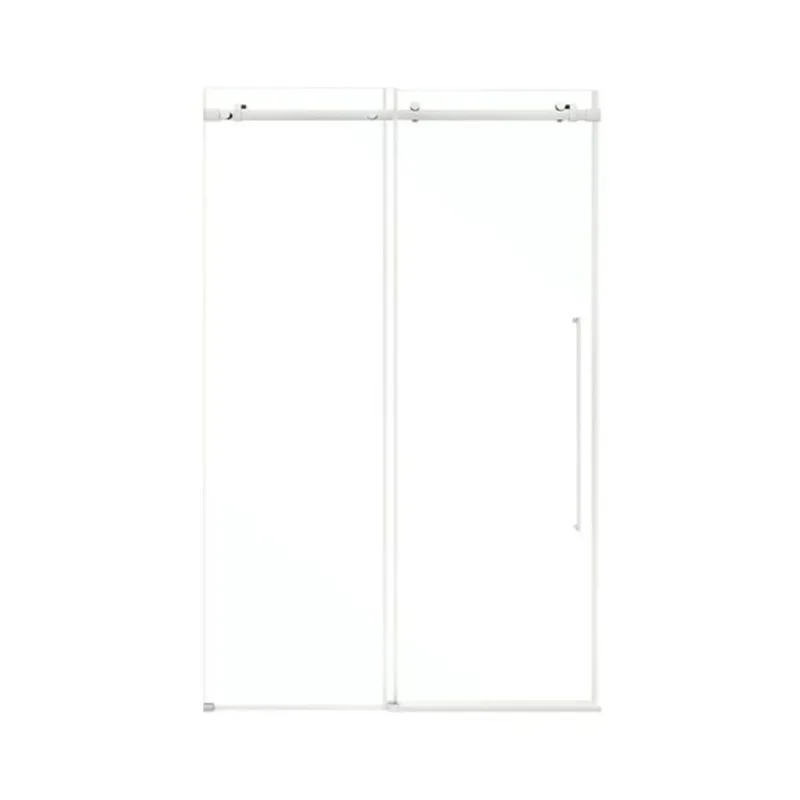 OVE Decors Selby Sliding Shower Door Kit w/ Base and Slim Frame 48 x 36-in - Chrome