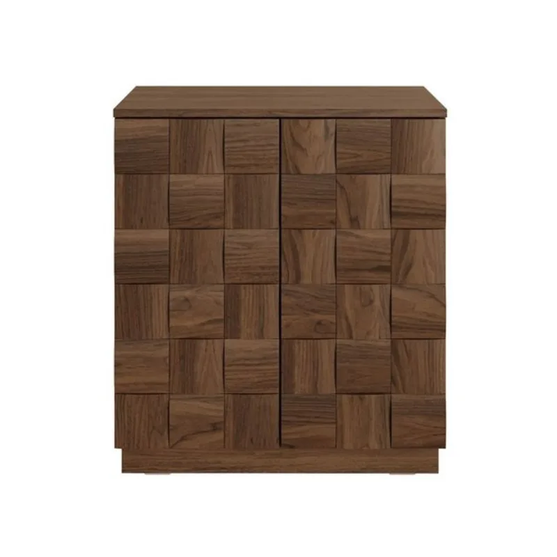 OVE Alana Accent Cabinet 29-in – Warm Walnut