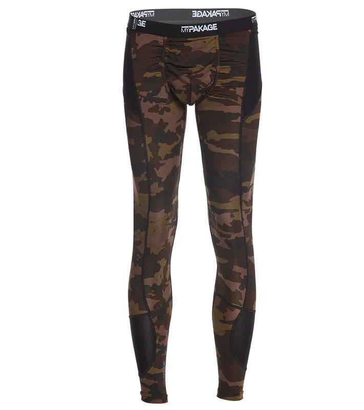 MyPakage Men's Camo Pro-X Full Length Legging Dark Camo / X-Large