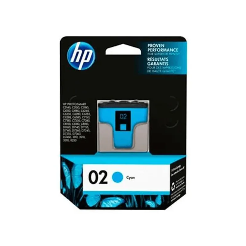 Cartucho Hp 02 C8771wl Azul Photosmart C5180 C6180