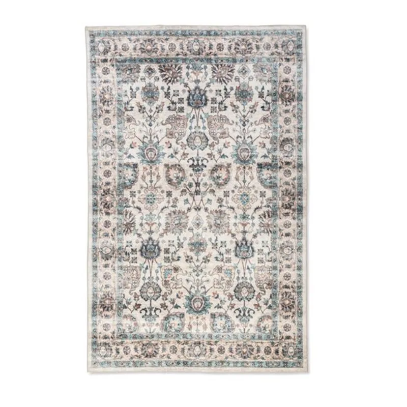 Erbanica 5 x 8-ft Multicolour Timeless Antique Ultra-Soft Machine Washable Abstract Pattern Area Rug
