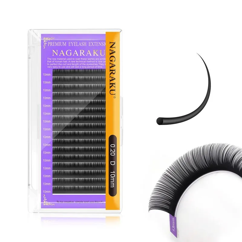 Extensões De Cílios Nagaraku Cílios Individuais 0,20 Mm D 10 Mm