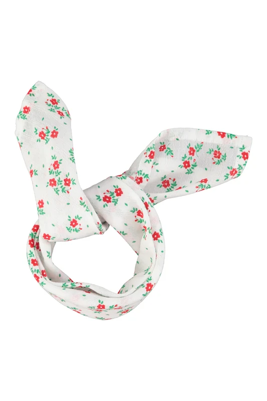 PIUPIUCHICK IVORY/RED FLORAL BANDANA FINAL SALE] OS