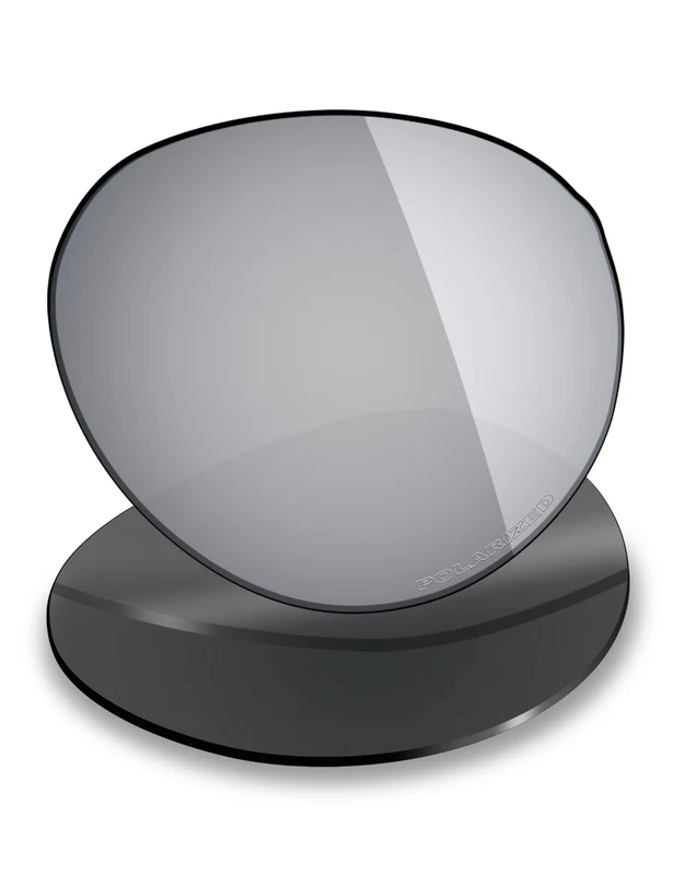Oakley Forager OO9421 58mm Replacement Lenses by MRY Silver Titanium Mirrored / HD Polarized Ultra