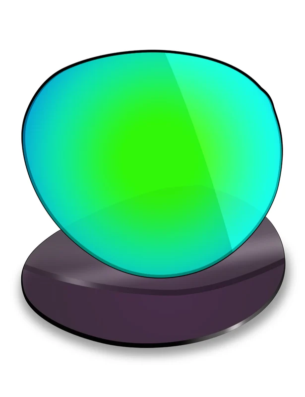 Oakley Forager OO9421 58mm Replacement Lenses by MRY Emerald Green Mirrored / Non-polarized