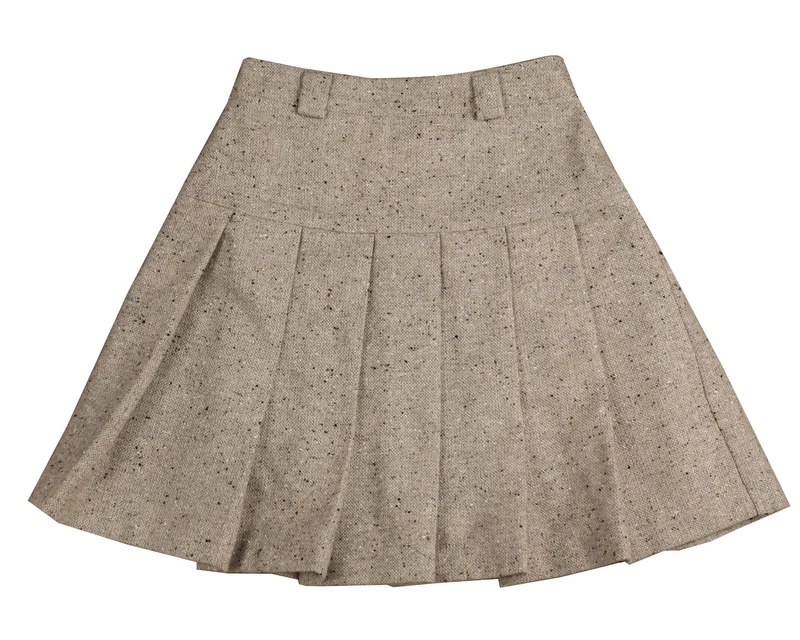 NOMA GREY TWEED PLEATED SKIRT [FINAL SALE] 16