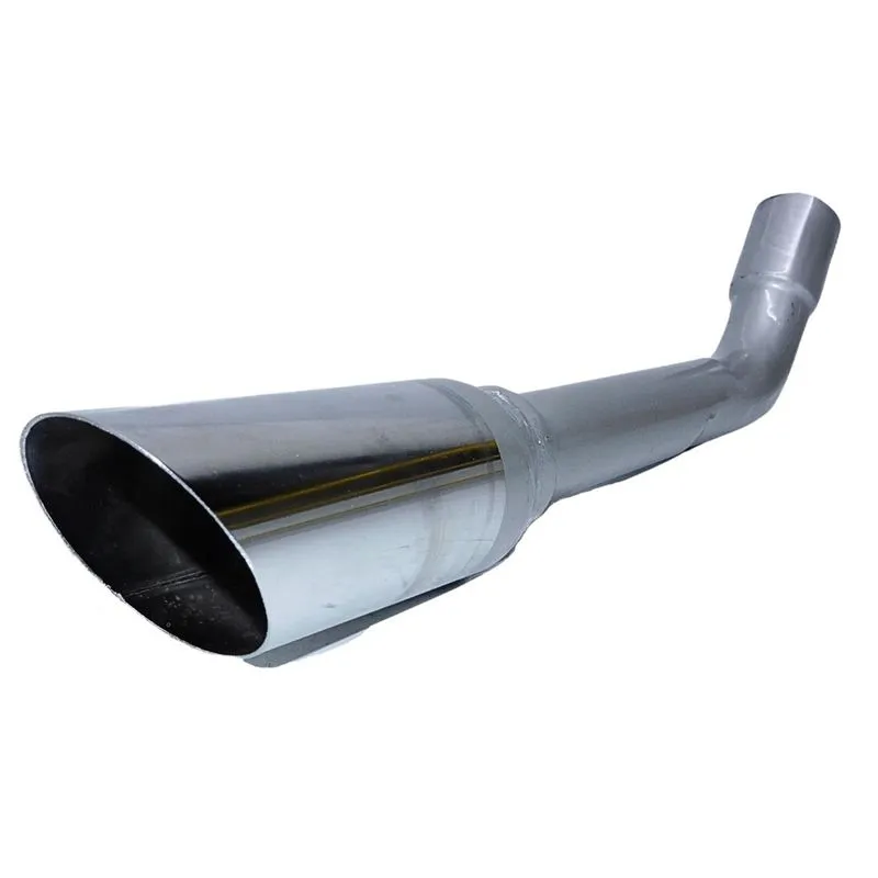 Ponteira Universal Cromada 3 Polegadas para Fiat Toro Titano