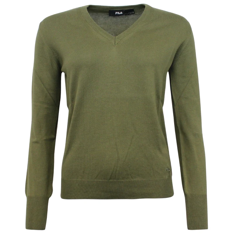 Fila Plain Mens Green Sweater XS
