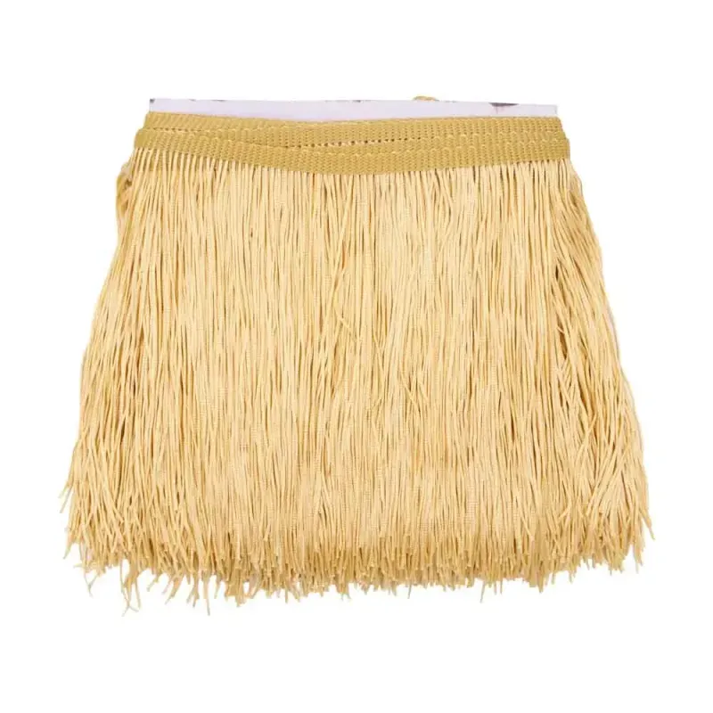 Franja de Fios 20CM em Poliester com 09 Metros 7683 - Champagne