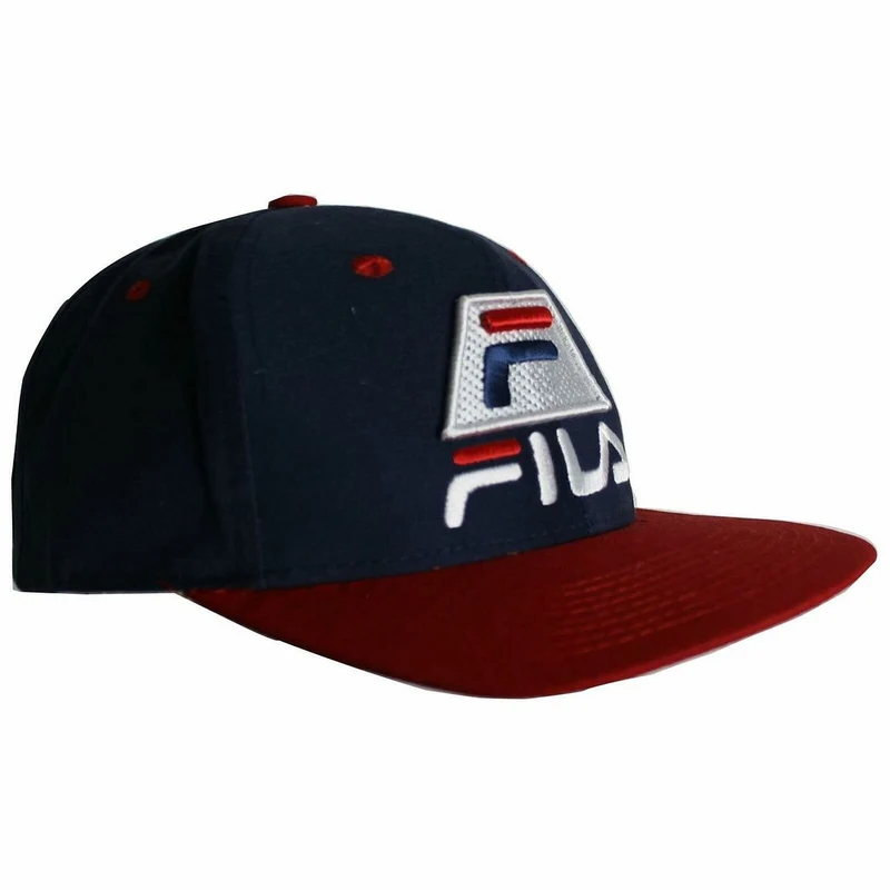 Fila Logo Mens Navy/Red Cap One Size