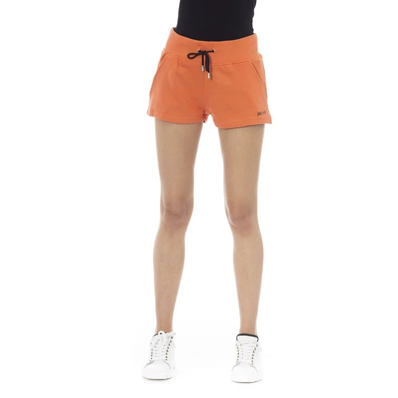 Just Cavalli Orange Cotton Women's Sweatshorts XL