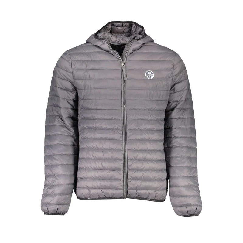 North Sails Grigio Polyamide Men's Jacket XXL