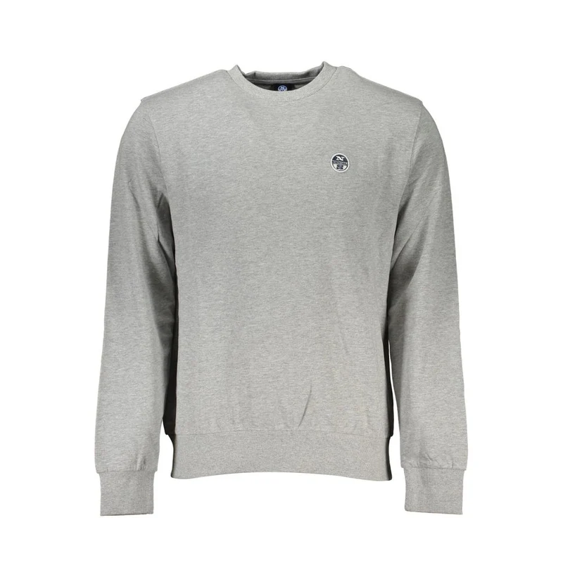 North Sails Gray Cotton Men's Sweatshirt S