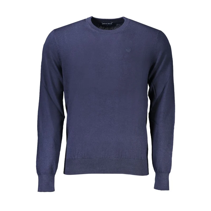 North Sails Blue Cotton Men Sweater M