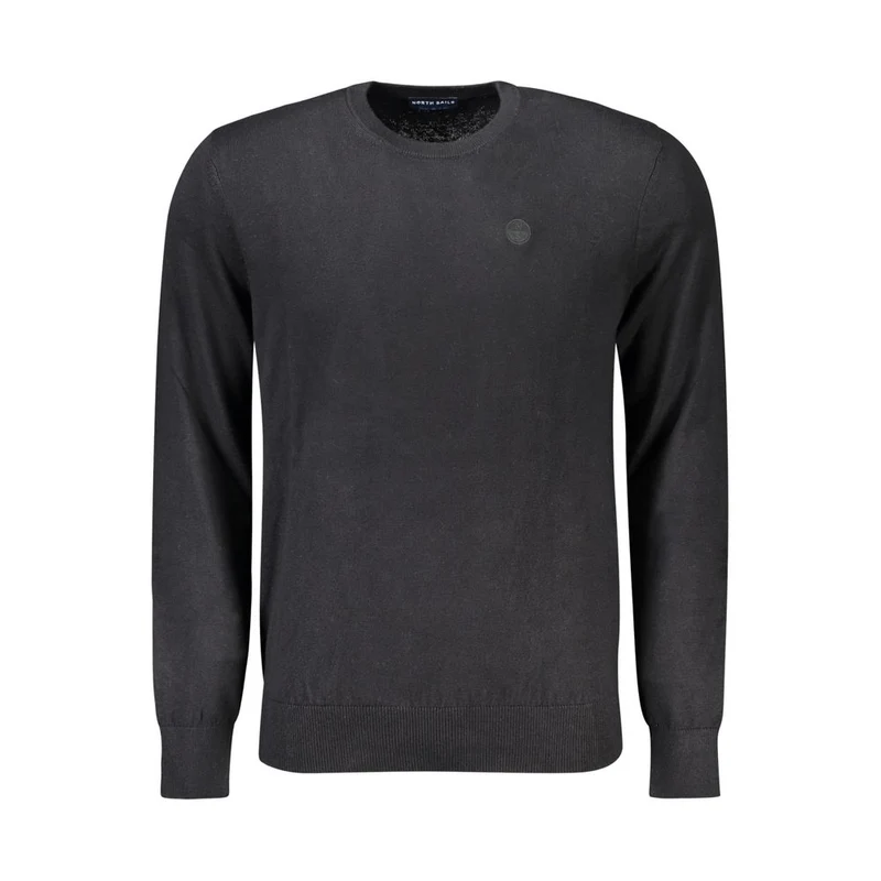 North Sails Black Cotton Men Sweater XXL