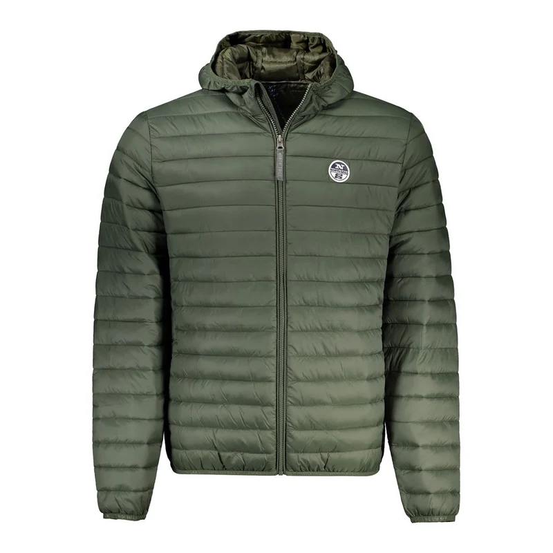 North Sails Green Polyamide Men Jacket XL