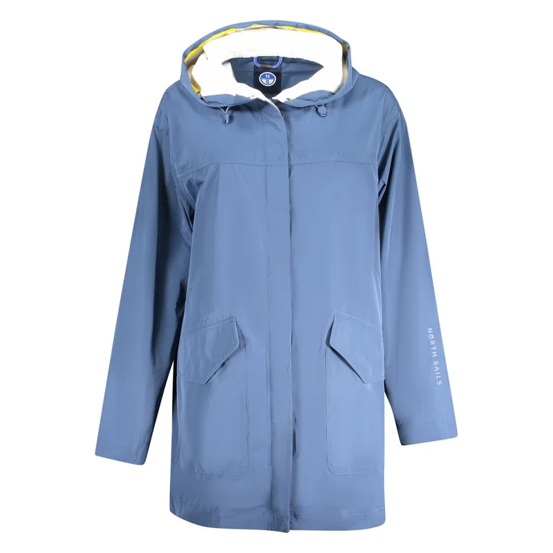 North Sails Blu Polyester Women's Parka M
