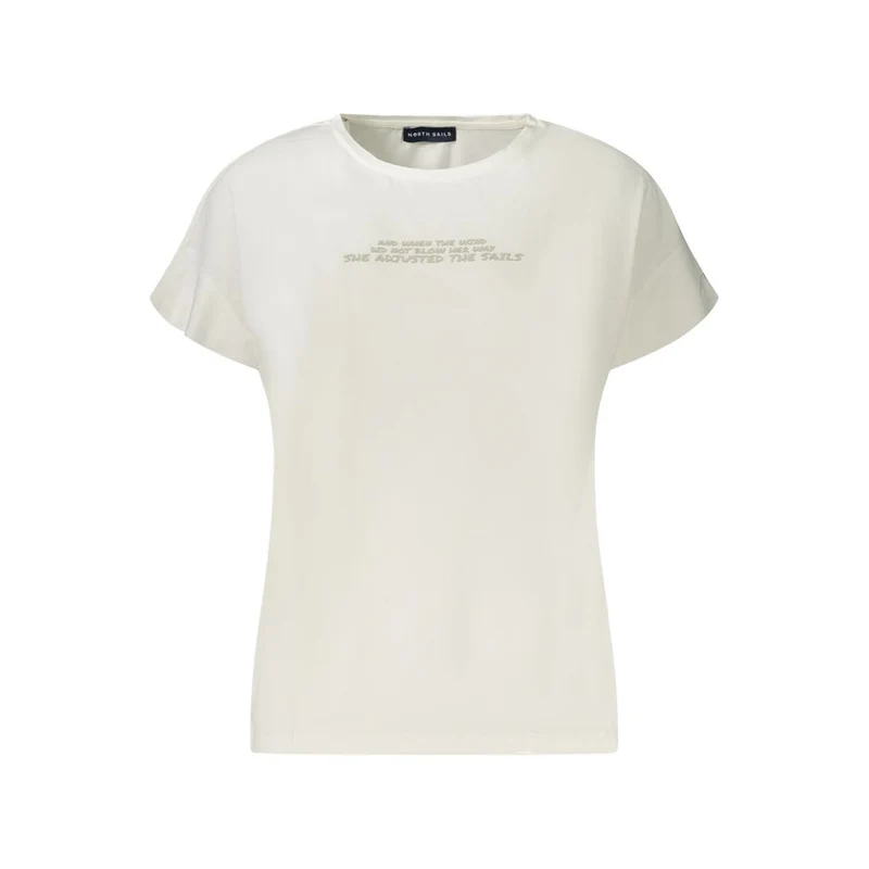 North Sails Bianco Cotton Women T-Shirt S
