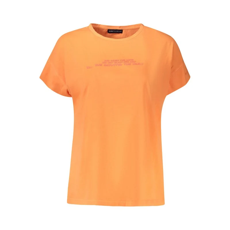 North Sails Arancione Cotton Women T-Shirt L