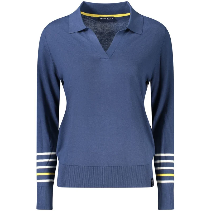 North Sails Blue Viscose Women Sweater L