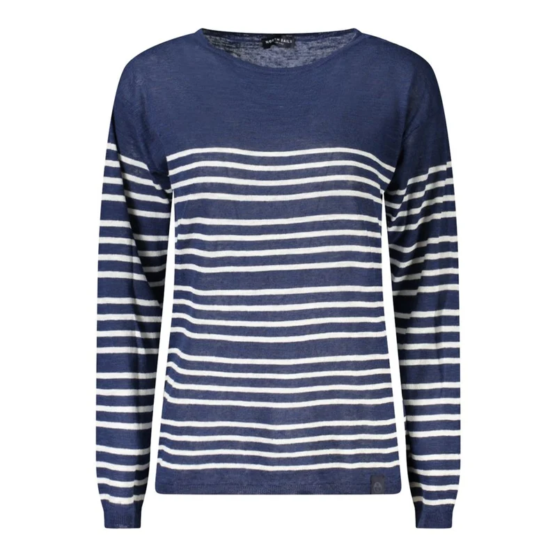 North Sails Blue Linen Women's Sweater L