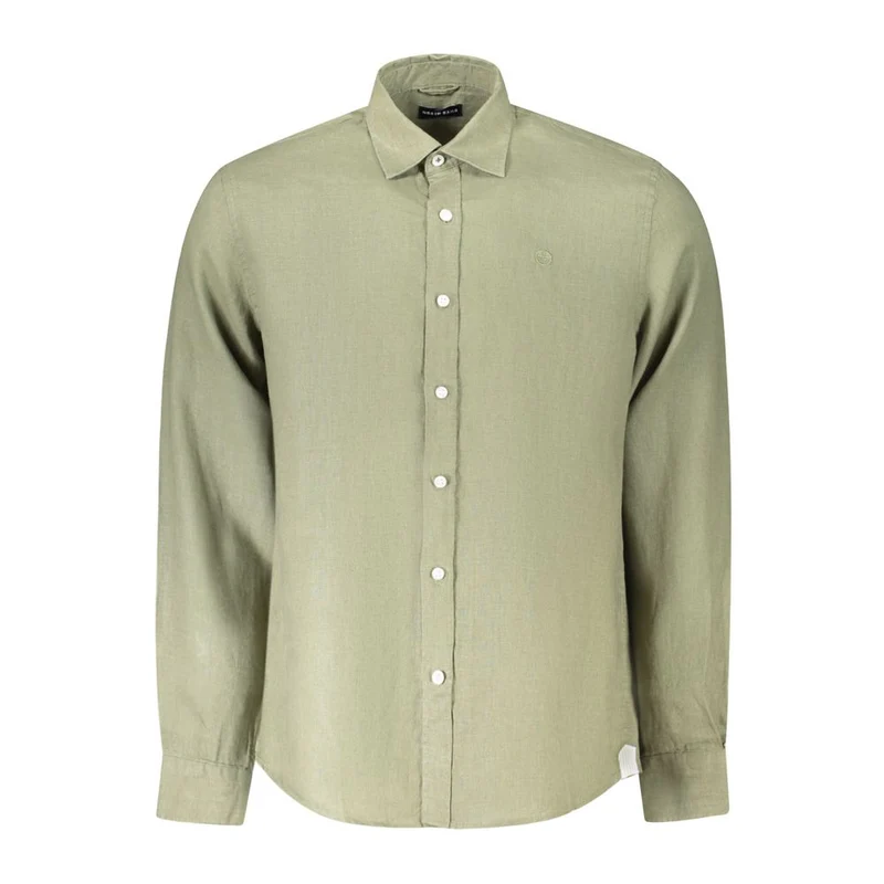 North Sails Verde Linen Men Shirt S