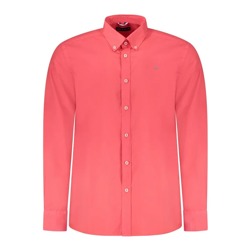 North Sails Rosso Cotton Men Shirt M