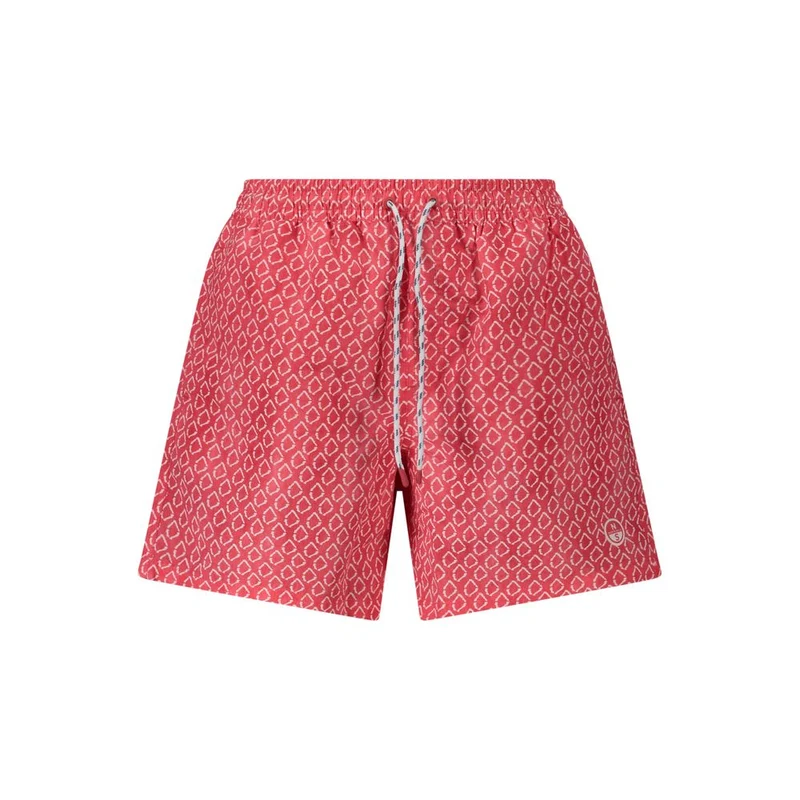 North Sails Red Polyester Men's Swim Boxer XXL