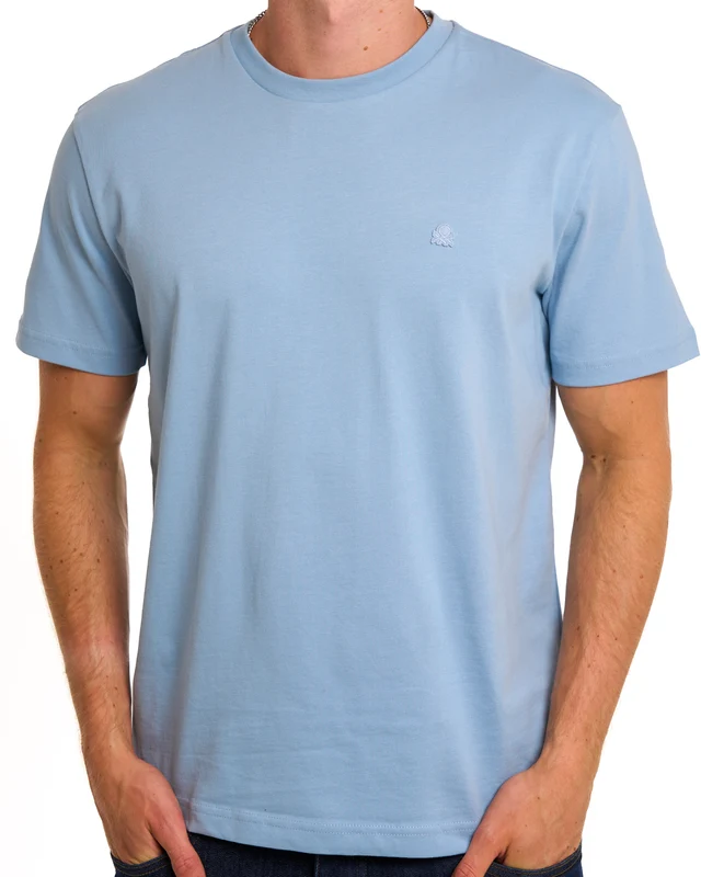 Benetton Small Logo T-shirt Tonal Dusty Sky XL