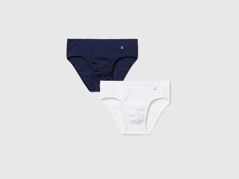 Due slip in cotone elasticizzato XX