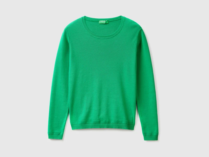 Maglia girocollo in puro cotone M