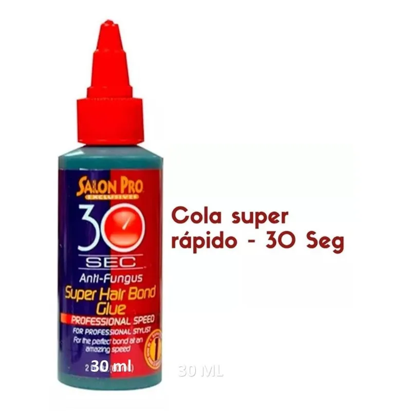 Cola Salon Pro 30 Sec P/ Extensão Cílios Tufinho - 30ml
