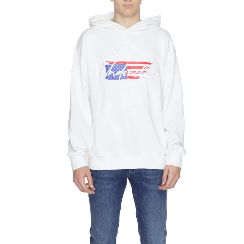 Underclub White Cotton Hoodie IT48 | L