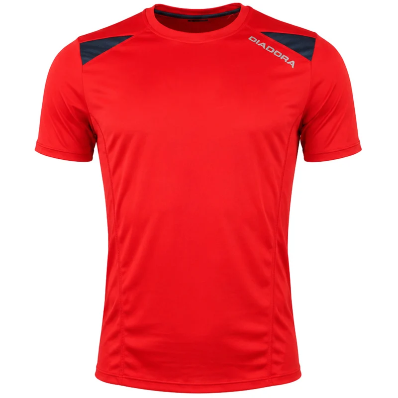 Diadora Logo Mens Red T-Shirt XS