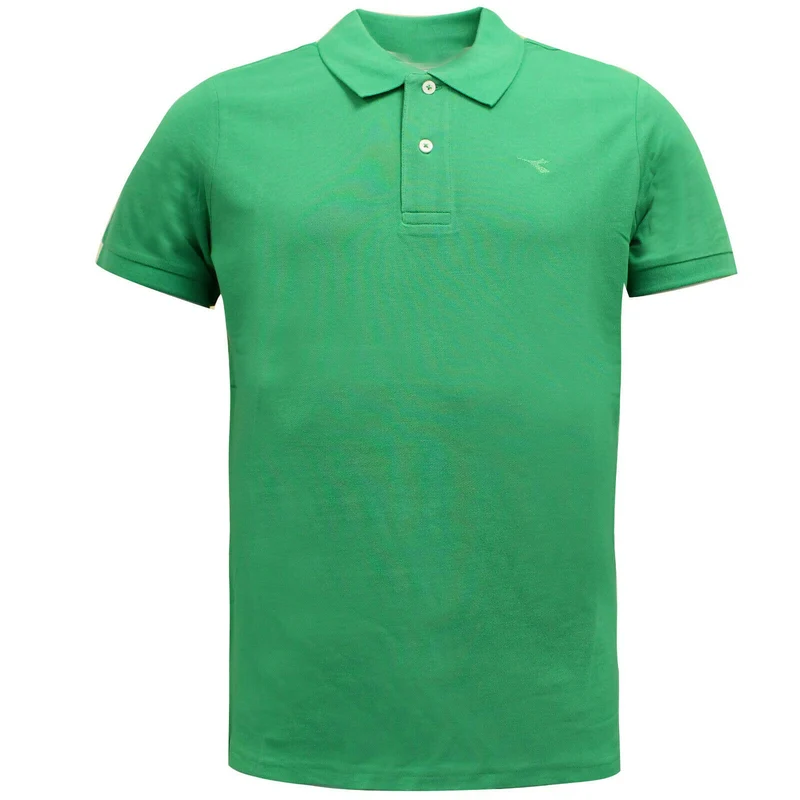 Diadora Sportswear Mens Green Polo Shirt M