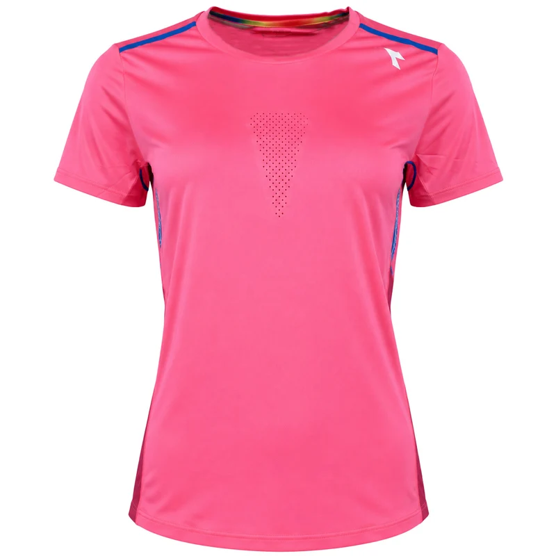 Diadora Logo Womens Pink T-Shirt S