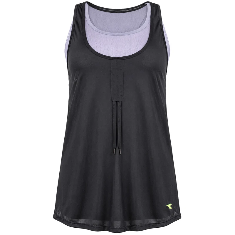 Diadora Integrated Womens Black Vest L
