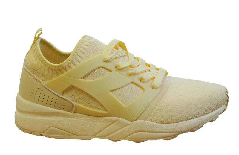 Diadora Evo Mens Yellow Trainers 7