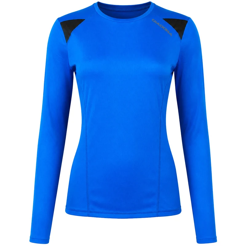 Diadora Logo Womens Blue Top M