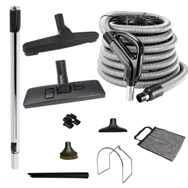 VPC Low-Voltage Central Vacuum Accessory Kit with Combo Brush Tool Set (35-ft)