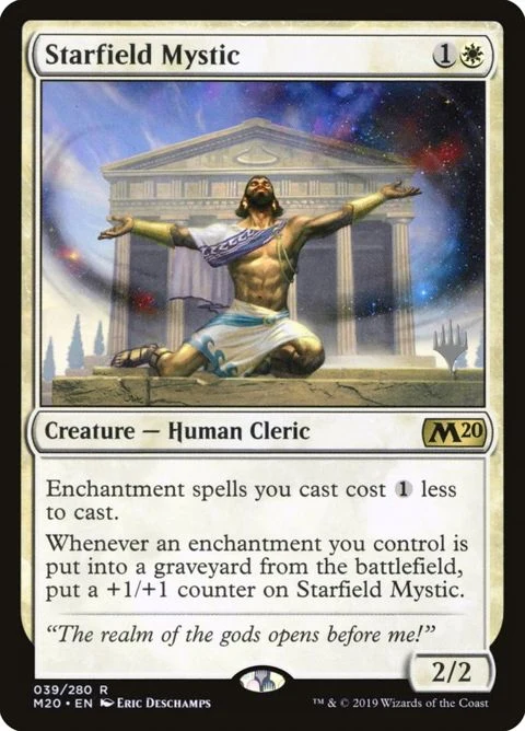 Starfield Mystic (39p) - Planeswalker Stamped Non-Foil / Near Mint
