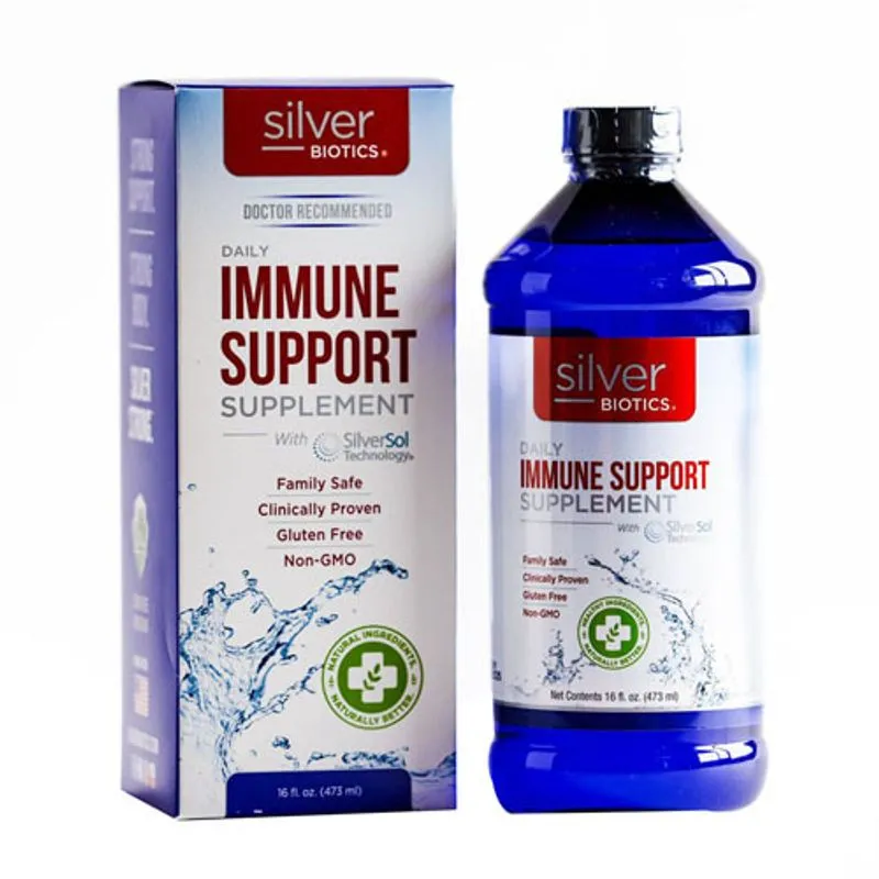 Suporte Imunológico De Bióticos De Prata 16 Oz Por (american Biotech