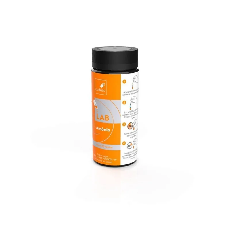 Teste de Amonia Cubos 25 testes