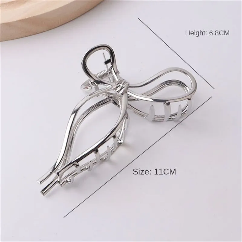 2psc Metal Hairpin, Luxury Romantic Classic Low-key Hairpin