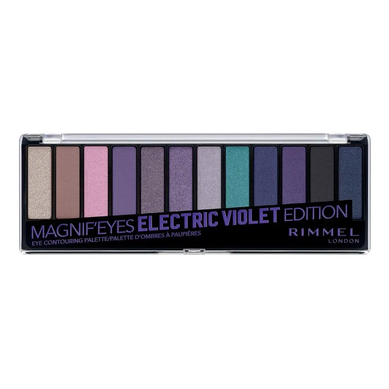 Paleta De Sombras Rimmel London Magnif'eyes 008 Electric Violet